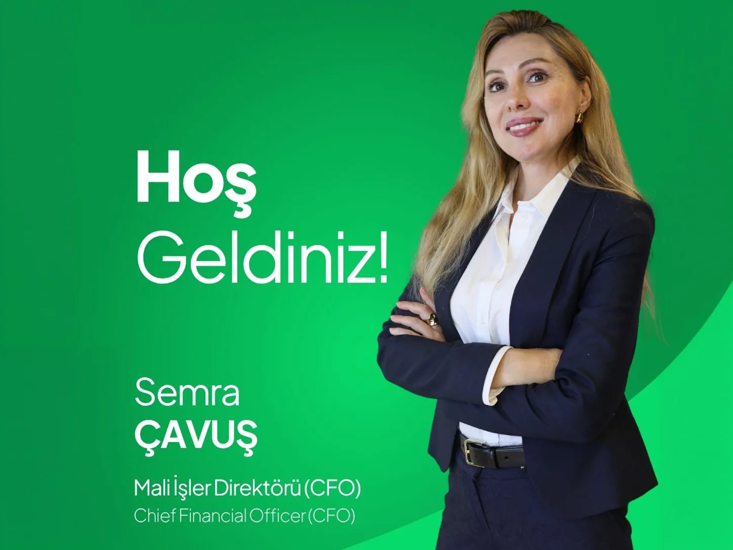 Green Holding olarak, Mali İşler Direktörümüz (CFO) Sayın Semra Çavuş’u aramızda görmekten büyük memnuniyet duyuyoruz.